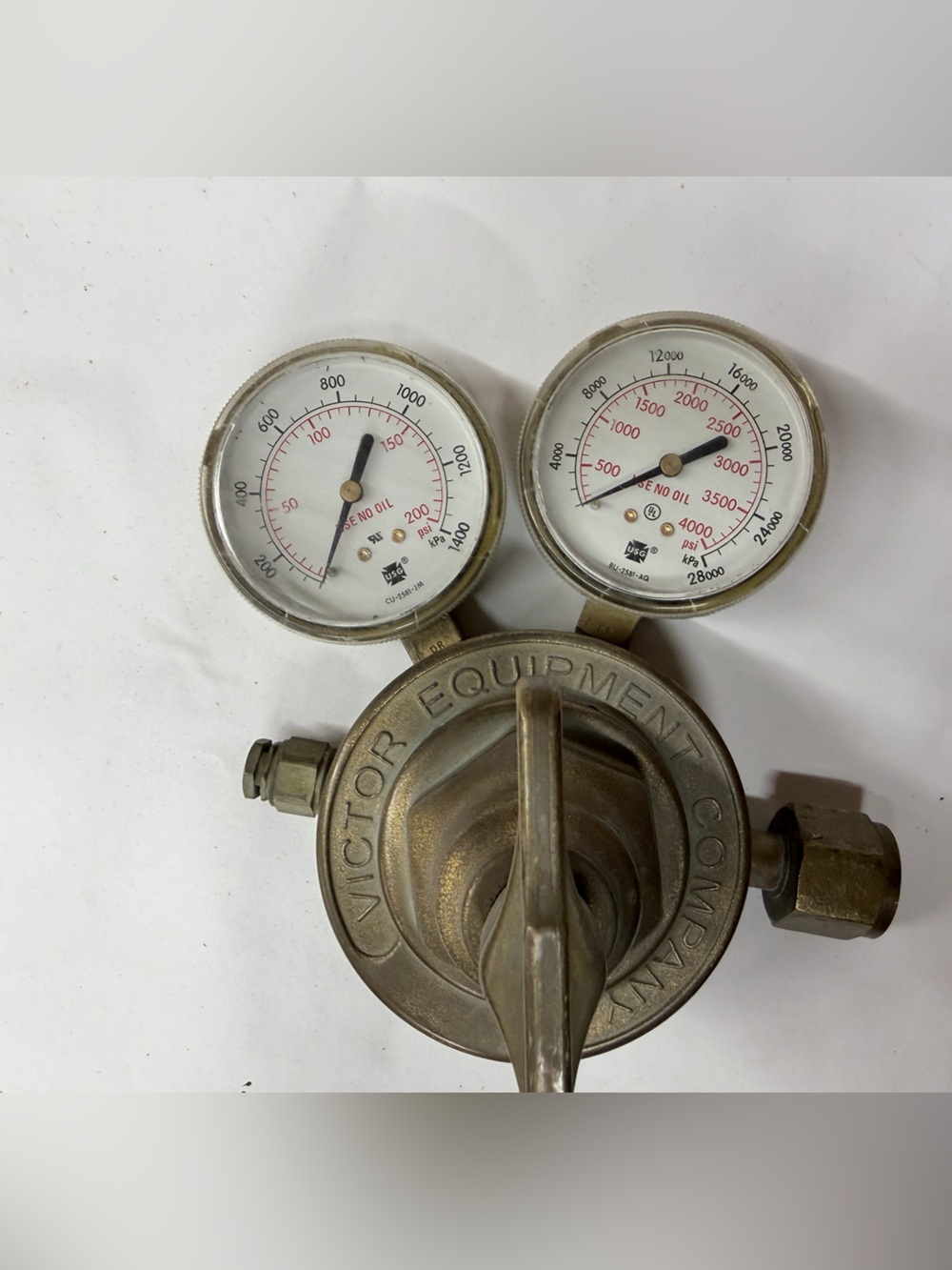 Victor Equipment Company heavy duty oxygen regulator
